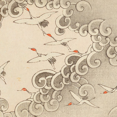 昭和レトロ 上村松篁 丹頂 右 鶴 冬景色 複製画 ポスター 日本画 絵画 美術 上村松篁「丹頂」木版画 版画 日本画 絵画 鶴 つる ツル 鳥 雪