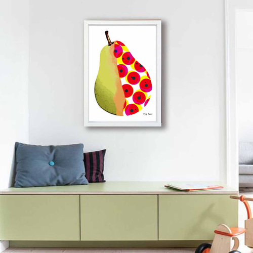 ポップピアー フルーツ イラスト ポスター A4 A3 A2 A1 アート アート