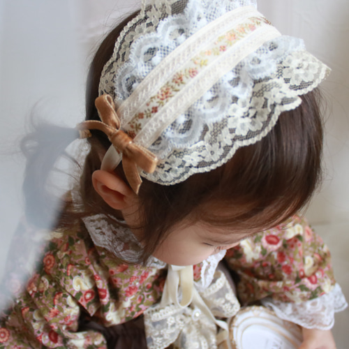 フランス ヘッドドレス アンティーク　ヘアーアクセサリー H-118 ウェディング アクセサリー【小枝 リーフ アンティーク