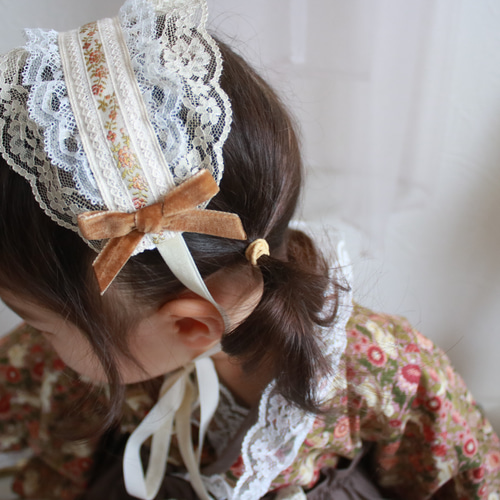 antique ヘッドドレス ベビー キッズ ヘアアクセサリー ヘア