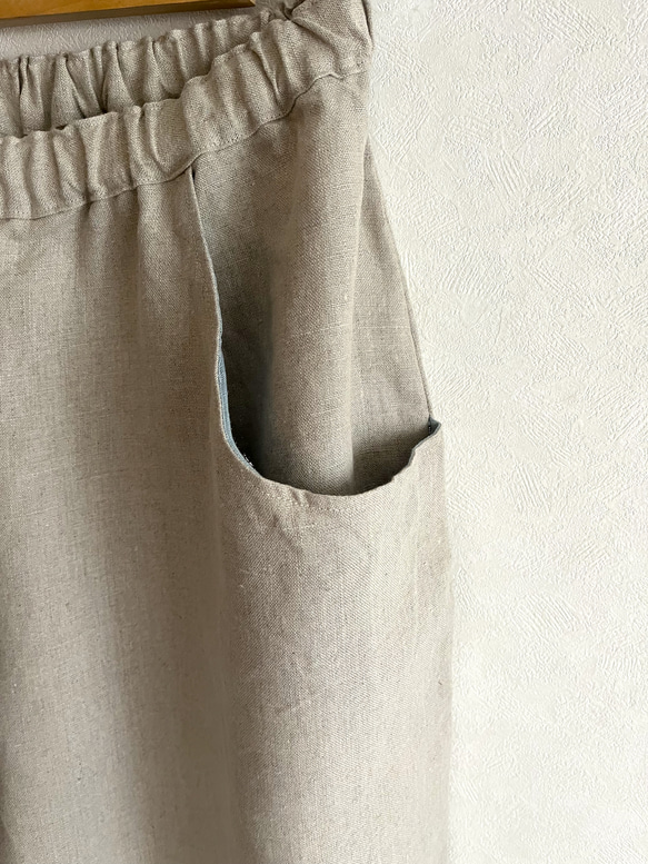 リネン　コクーンパンツ 3枚目の画像