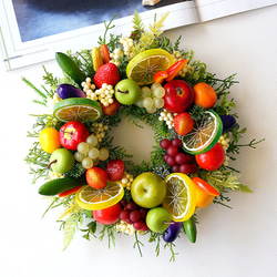 フルーツ盛り沢山♡春のリース　フラワーリース 楽天市場】フラワーリースの通販 フルーツ盛り沢山♡春のリース