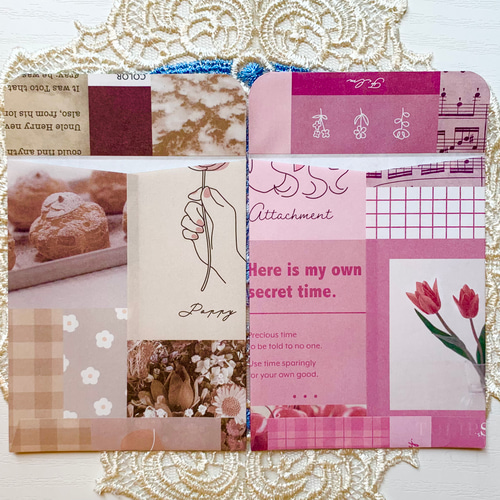 送料無料】 ポチ袋 collage ポイント利用 おすそ分けファイルにも♪No