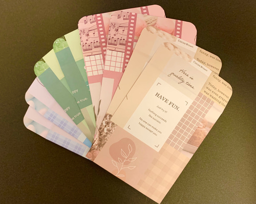 送料無料】 ポチ袋 collage ポイント利用 おすそ分けファイルにも♪No