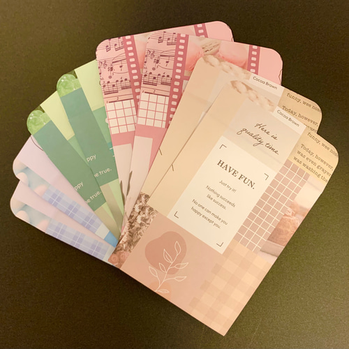 送料無料】 ポチ袋 collage ポイント利用 おすそ分けファイルにも♪No