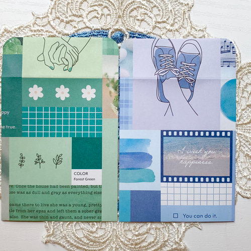 送料無料】 ポチ袋 collage ポイント利用 おすそ分けファイルにも♪No