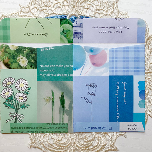 送料無料】 ポチ袋 collage ポイント利用 おすそ分けファイルにも♪No