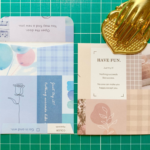 送料無料】 ポチ袋 collage ポイント利用 おすそ分けファイルにも♪No