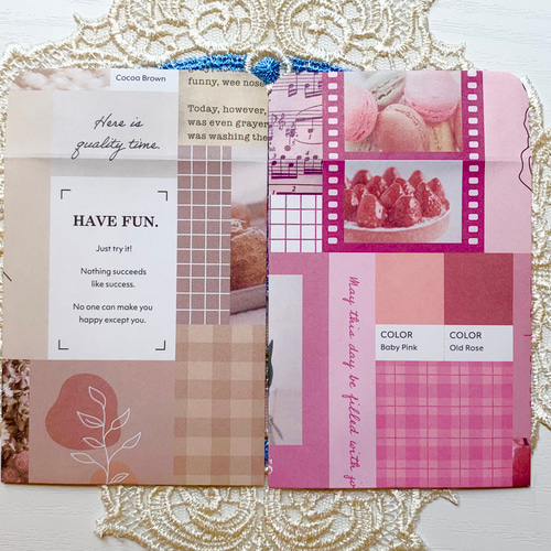 送料無料】 ポチ袋 collage ポイント利用 おすそ分けファイルにも♪No