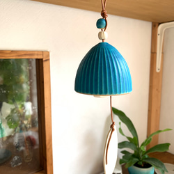 陶鈴（陶器の風鈴 ターコイズブルーe 風鈴 mayumi 通販 18013055
