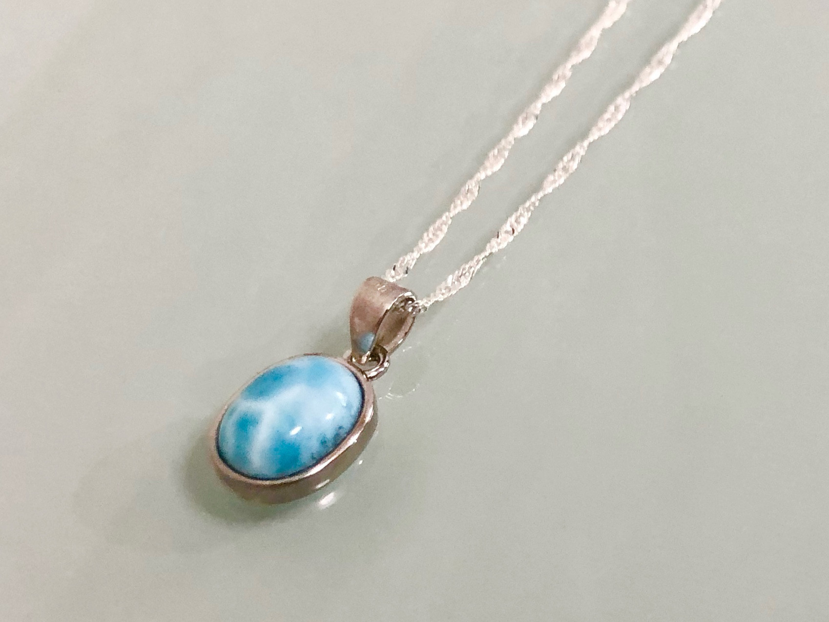 ラリマーネックレス ②