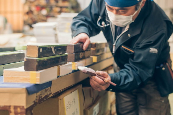 【日本／信州アカマツ】木のブロックメモ 6枚目の画像