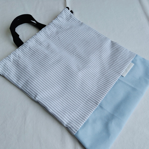 ブルー/ストライプ/シンプル/男の子/チェックアンドストライプ/体操着  