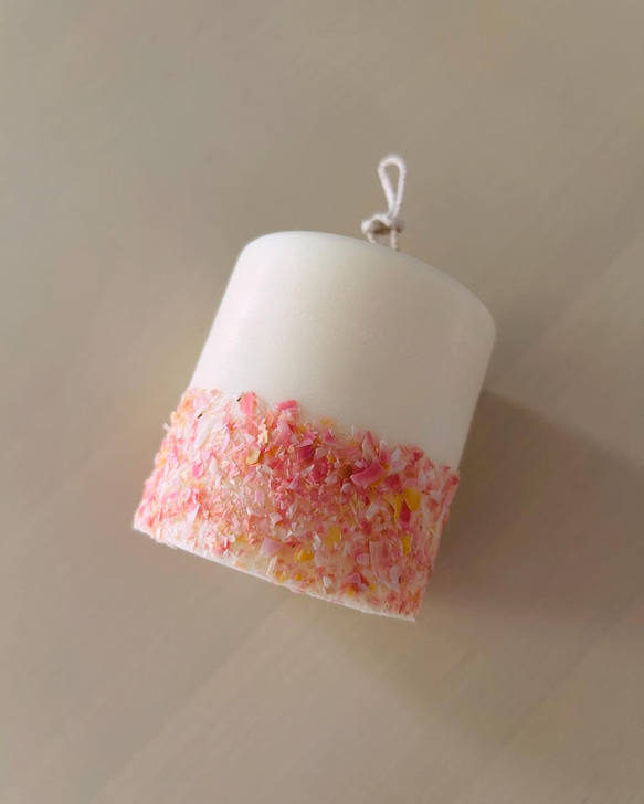 ★ソイキャンドル　アロマキャンドル　精油　桜貝　貝　プレゼント　プチギフト　癒し 5枚目の画像