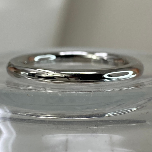 pt900 プラチナリング 内甲丸、外甲丸リング作り 指輪・リング よーだ