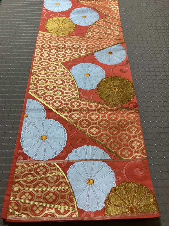 帯ハギレ80センチ ハンドメイド・リメイク素材⑤⑤ 生地 タペストリー 