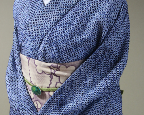 ◇現代 有松鳴海絞 浴衣◇【総疋田1】シンプルでさっぱりとした