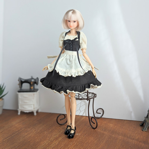 1126【momokoDOLL ワンピース】黒のディアンドル風ワンピース※ その他 