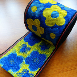 畳のヘリ 手芸用「 畳ヘリ」絢爛 No.200 畳へり 1m(日本製）畳縁 畳のへり