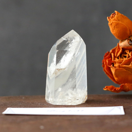 【人気商品】 ファントムクォーツポイント 送料 天然石 鉱物 水晶 幻影水晶 置物