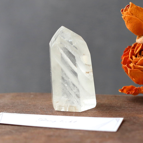 水晶ポイント 超多重ファントム 虹 双子の幻影 シャーマンダウ水晶