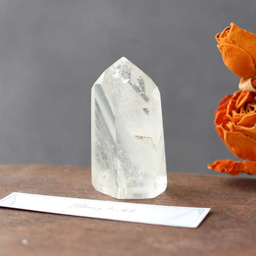 ファントムクォーツ★幻影水晶 丸玉★天然石★B ファントムクォーツポイント 幻影水晶 水晶 鉱物 天然石 送料