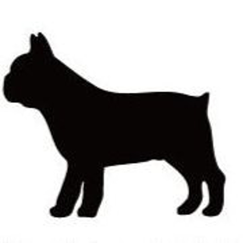 KAREフレンチブルドッグ カットシルエット KAREフレンチブルドッグ カットシルエット