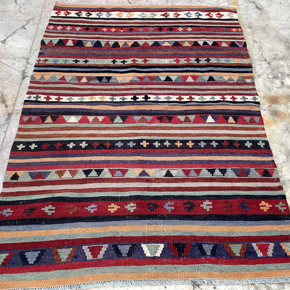トルコ キリム ヴィンテージラグ オールドキリム トルコ 手織り