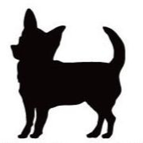 チビ様❤チワワ 印鑑スタンド♡シルエット型 チビ様❤チワワ 印鑑スタンド♡シルエット型