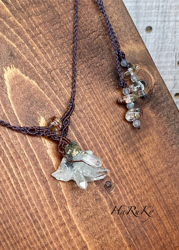 天然石のアクセサリー　めげページ coloration】*彩りの天然石*チャーム4点セット*C | Stella accessory