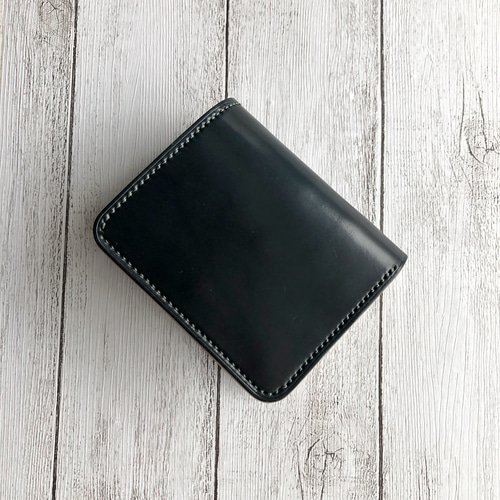 完成品 Horweenシェルコードバングリーン×マーブルブラック 二