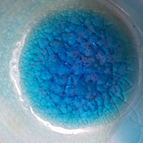 ぐい呑み 青いぐい呑み【海の雫・ぽたり しとしと】椀型 日本酒 焼酎