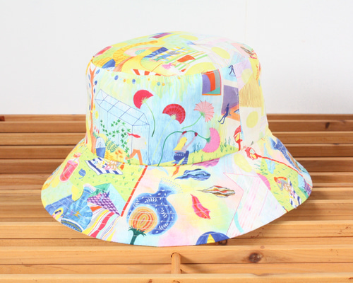 つば長めレギュラーハットタイプ○可愛さがぎゅっと詰まったような世界