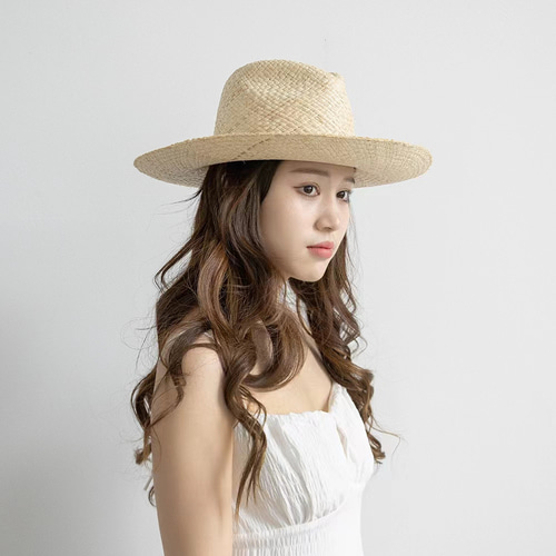 新品 ラフィアハット 麦わら帽子 つば広ハット 夏用 ストローハット ワイド ストローハット つば広 麦わら帽子 レディース 天然ラフィア