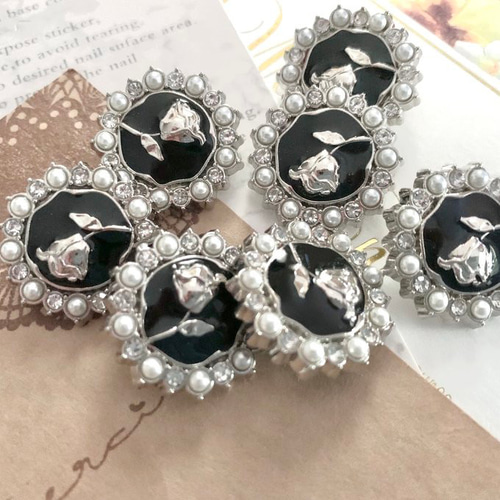 18mm 1個】 飾り ボタン ◇935◇ レトロ アンティーク ヴィンテージ 