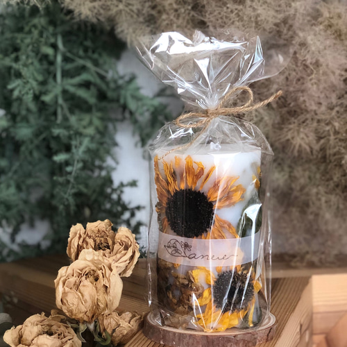 ボタニカルキャンドル L キャンドル・キャンドルホルダー anew