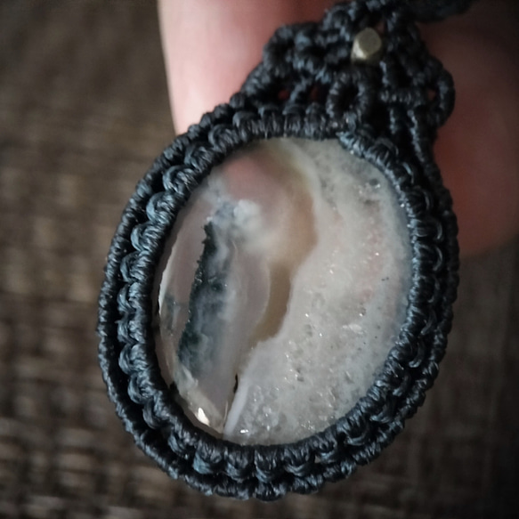 モスアゲート マクラメ編みネックレス他1点同梱 【公式通販】