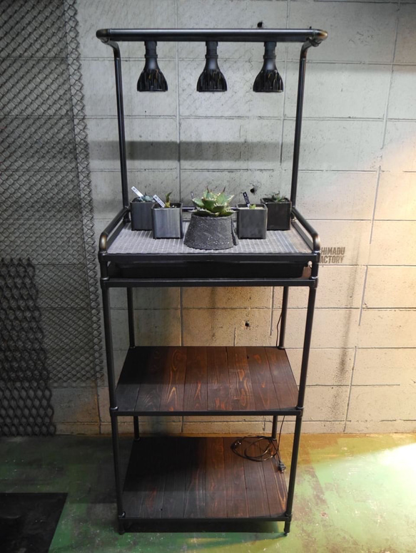 ボタニカルラック　アイアン家具　アイアンシェルフ 