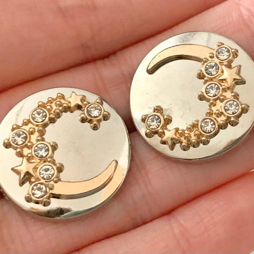 23mm 1個】 飾り ボタン ◇1013◇ レトロ アンティーク ヴィンテージ 