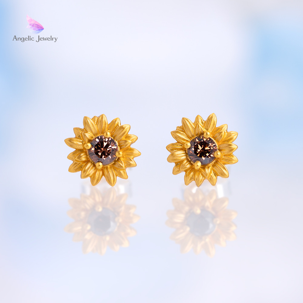 太陽の花 -ひまわりピアス-