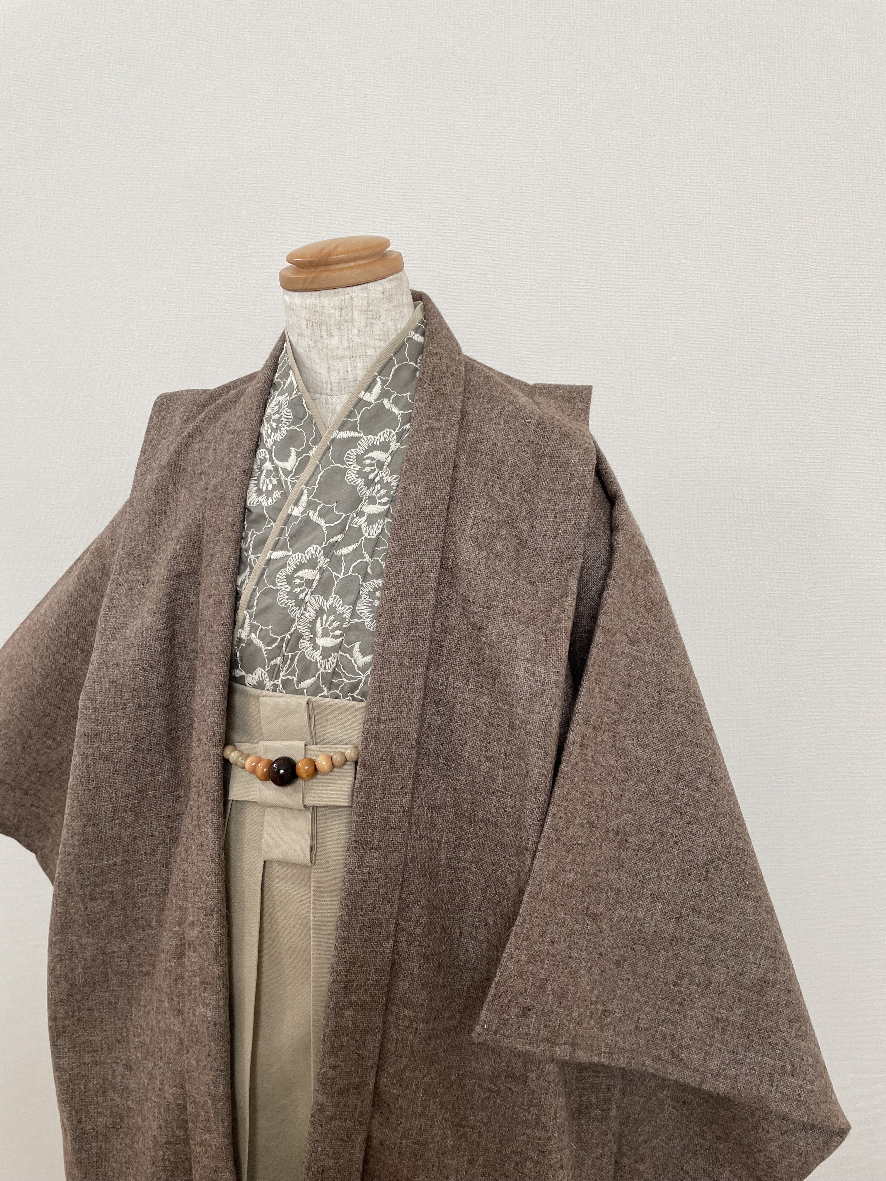羽織付き子供袴 ハンドメイド④