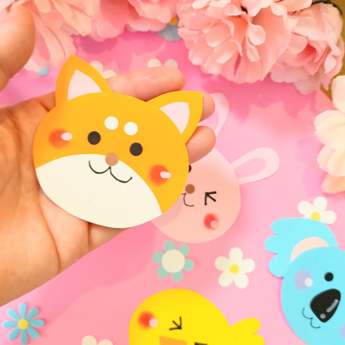 新柄ラミネート　オーダーページです。柴犬　ピンク 新柄ラミネート オーダーページです。柴犬 ピンク