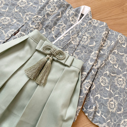 と*布様 七五三　5歳　羽織袴　キッズ　袴　和服　和装　ウィリアムモリス　アネモ 受注生産】※一度お問合せください 5歳羽織袴 こどもの日 七五三