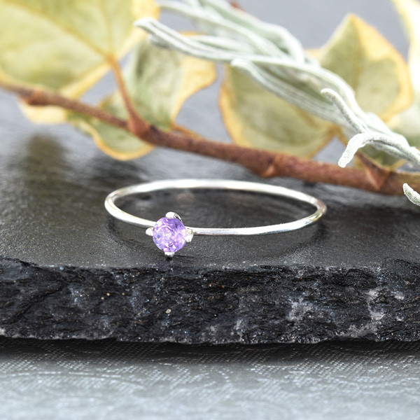 SV アメシスト リング シルバー CD071CIBS