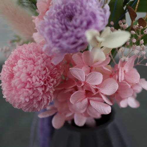 2個セット】お仏壇にお供えするプリザーブドフラワー仏花 器なし