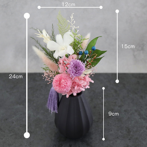プリザーブドフラワー　仏花　花器なし一対　お花のみ　お仏壇花 2個セット】お仏壇にお供えするプリザーブドフラワー仏花 器なし