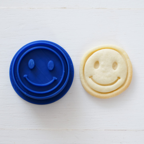 にこにこマーク（スタンプ付き） クッキー型・クッキーカッター