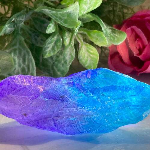 七色の夢໒꒱✨ オーラ 水晶 ラフストーン 原石 クリスタル 七色の夢໒꒱✨ オーラ 水晶 ラフストーン 原石 クリスタル