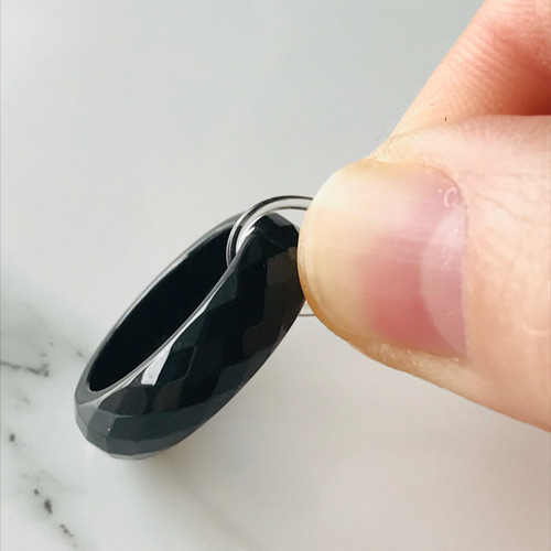 RBL-0010］ ジェイド JADE ヒスイ リング ミャンマー産 黒翡翠 オン 