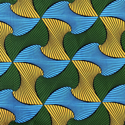 110cm×90㎝】アフリカンプリント生地／アフリカ布／水通し済み